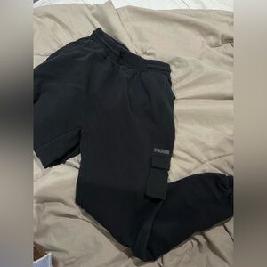 Gymshark Black Cargo Sweatpants